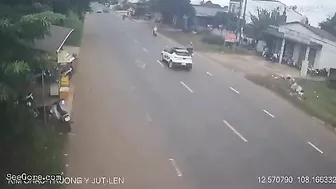 Student hit and dragged by a truck