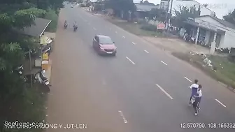 Student hit and dragged by a truck