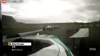 Terrifying Moment Billy Monger Crashes At Donington Park