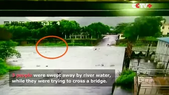 Three People Were Washed Away By River Near China-Vietnam Border