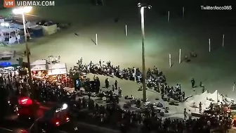 Tourist Films Horror Scene At Copacabana Beach From 10th Floor Of Hotel