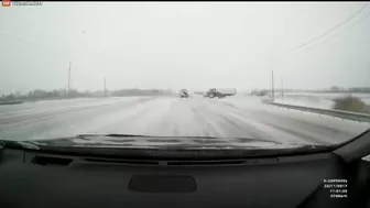 Tractor Turns Left at the Worst Time Possible