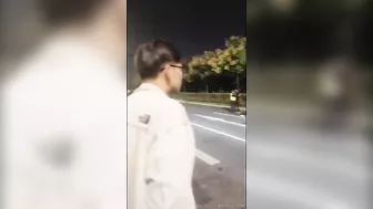 Traffic Inspector Destroyed By Speeding motocycle