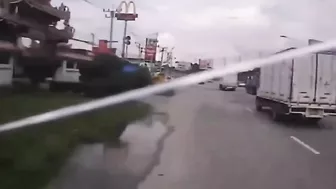 Truck Driver Incapacitated By Random Object