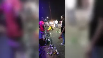 A Truck Hit A Group Of People