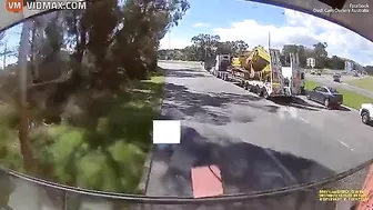 Truck slams into back of braking car sending it into another vehicle