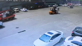 Woman Crushed To Death By Forklift