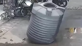 Woman Nearly Died After Being Hit By Water Tank