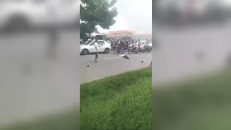 Young Woman Hit By Truck