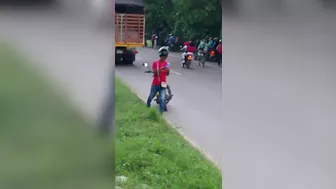 Young Woman Hit By Truck