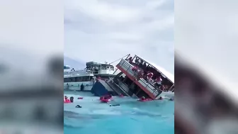 Ferry With 144 Passengers On Board Crashes In Bahamas
