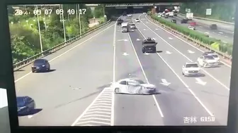 An Armored Vehicle Had An Accident