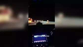 Accident Recorded From Inside The Car