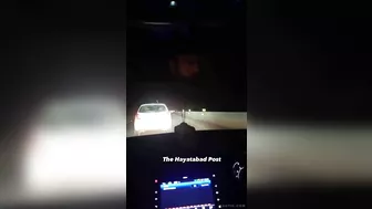 Accident Recorded From Inside The Car