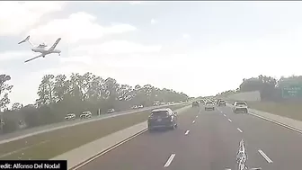 Latest Footage Of Plane Crash On Naples Freeway