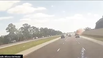 Latest Footage Of Plane Crash On Naples Freeway