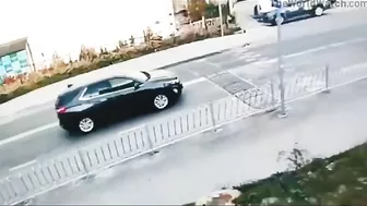 Army Colonel's Car Destroyed On Road