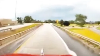 Huge SUV Takes Off On I-75