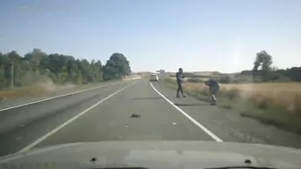 Freak Motorcycle Accident