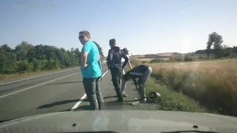 Freak Motorcycle Accident