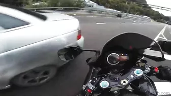 Blonde Girl Mysteriously Met On Motorcycle