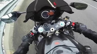 Blonde Girl Mysteriously Met On Motorcycle