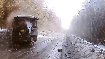 The Bus Lost Its Rear End