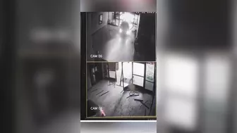 The Car Drove Past The Church