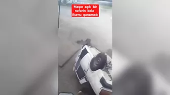 Car Hits Pillar
