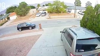 The Crash Destroyed Parked Cars And Mailboxes