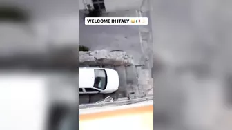 The Car Drove Down The Stairs