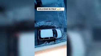 The Car Drove Down The Stairs