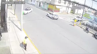 The Car Hit The Pole