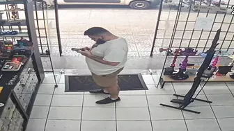 The Car Suddenly Rushed Into The Store