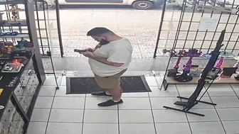 The Car Suddenly Rushed Into The Store