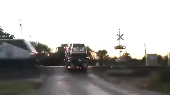 Car Transporter Is Transporting