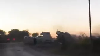 Car Transporter Is Transporting