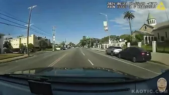 Police Car Hits Civilian Car