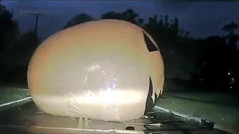 Ohio Police Engage In Epic Battle With Giant Inflatable Pumpkin