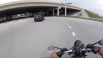 Bicyclists Gain Karma Immediately After Running A Red Light