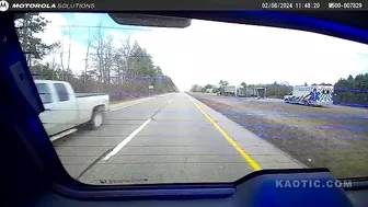 Dashcam Footage Shows A Car Crashing Into A Deputy Patrol Car