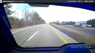 Dashcam Footage Shows A Car Crashing Into A Deputy Patrol Car
