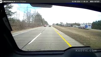 Dashcam Footage Shows A Car Crashing Into A Deputy Patrol Car