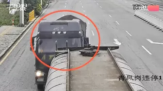 Driver Finally Fell Asleep After Crashing Into Tanker Truck