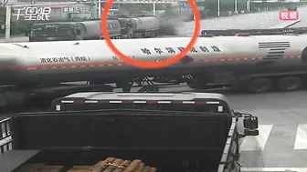 Driver Finally Fell Asleep After Crashing Into Tanker Truck