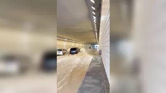 Driving Through A Flooded Tunnel