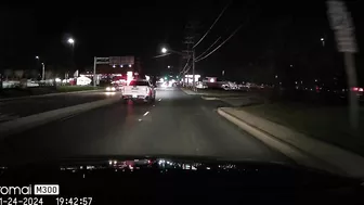 Idiot In Truck Doesn't Bother To Check Blind Spots