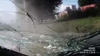 Eight People Slightly Injured, Three Cars And One Idiot