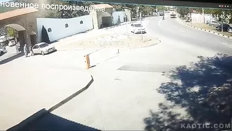 Elderly Couple Injured After Truck Wheel Lost