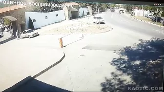 Elderly Couple Injured After Truck Wheel Lost